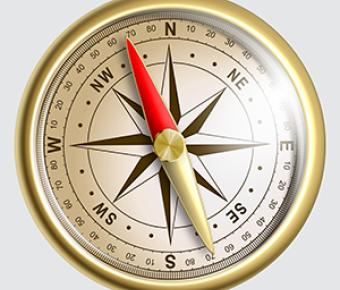 image of a compass