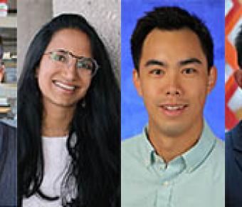 Four prizewinners of UCSF Postdoc Slam 2019
