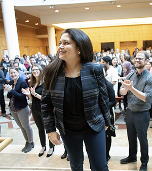 photo of chowdhury at postdoc slam